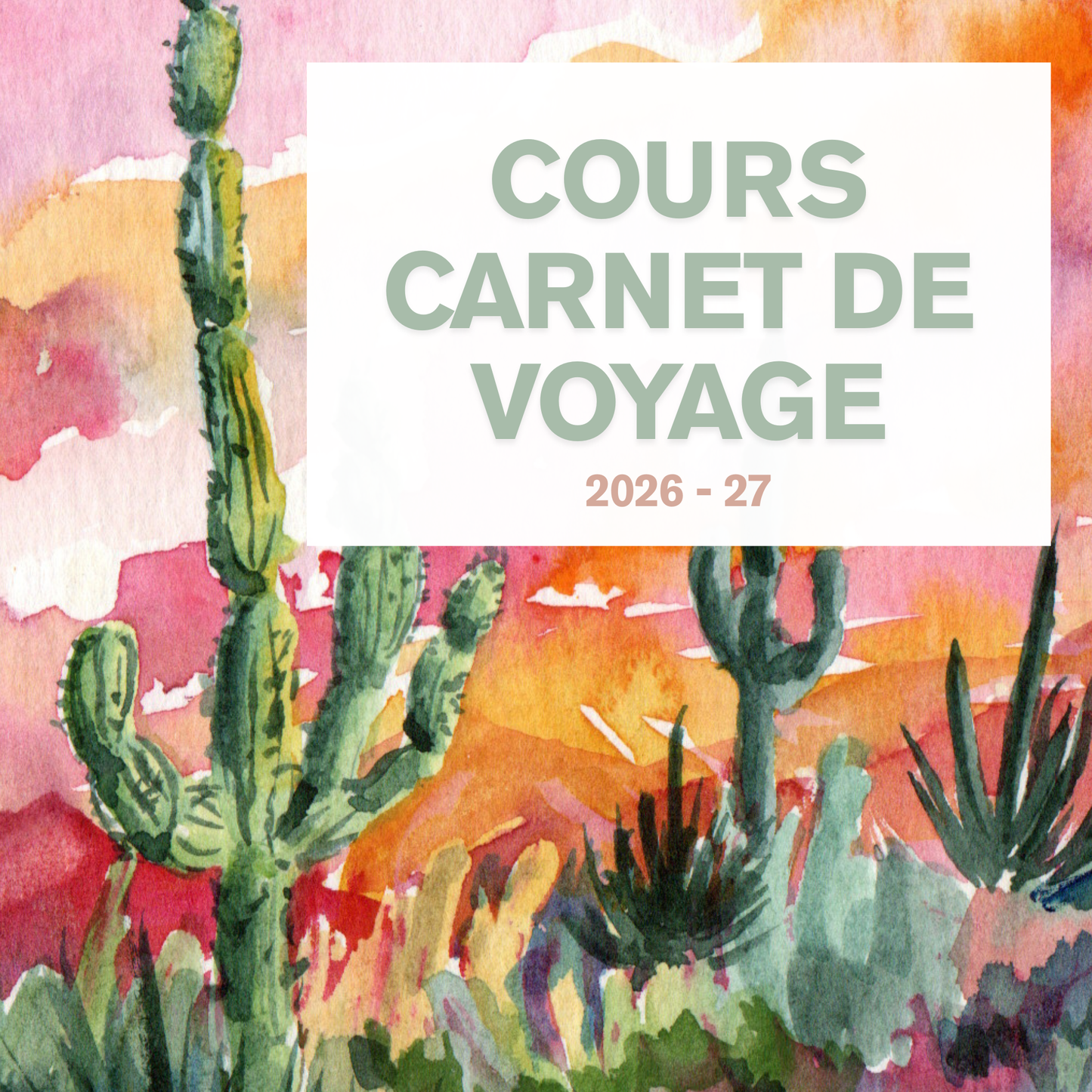 Cours Carnet de Voyage 2026-27