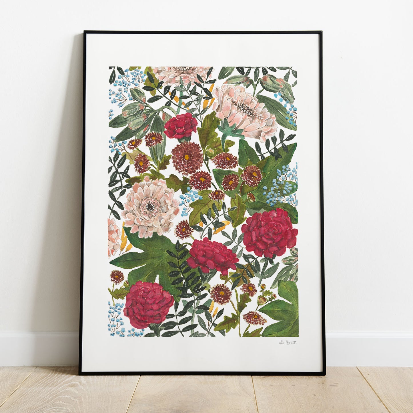 Illustration FineArt "Œillets"