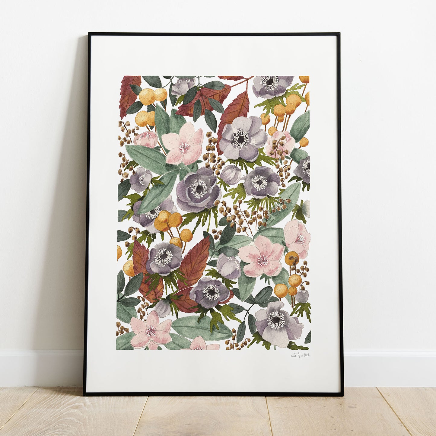 Illustration FineArt "Anémones"