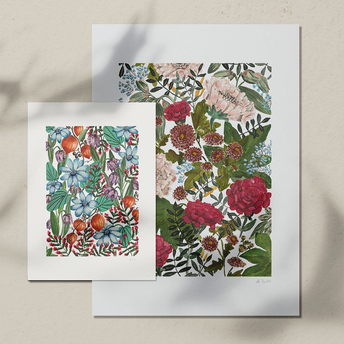 Illustration FineArt "Œillets"