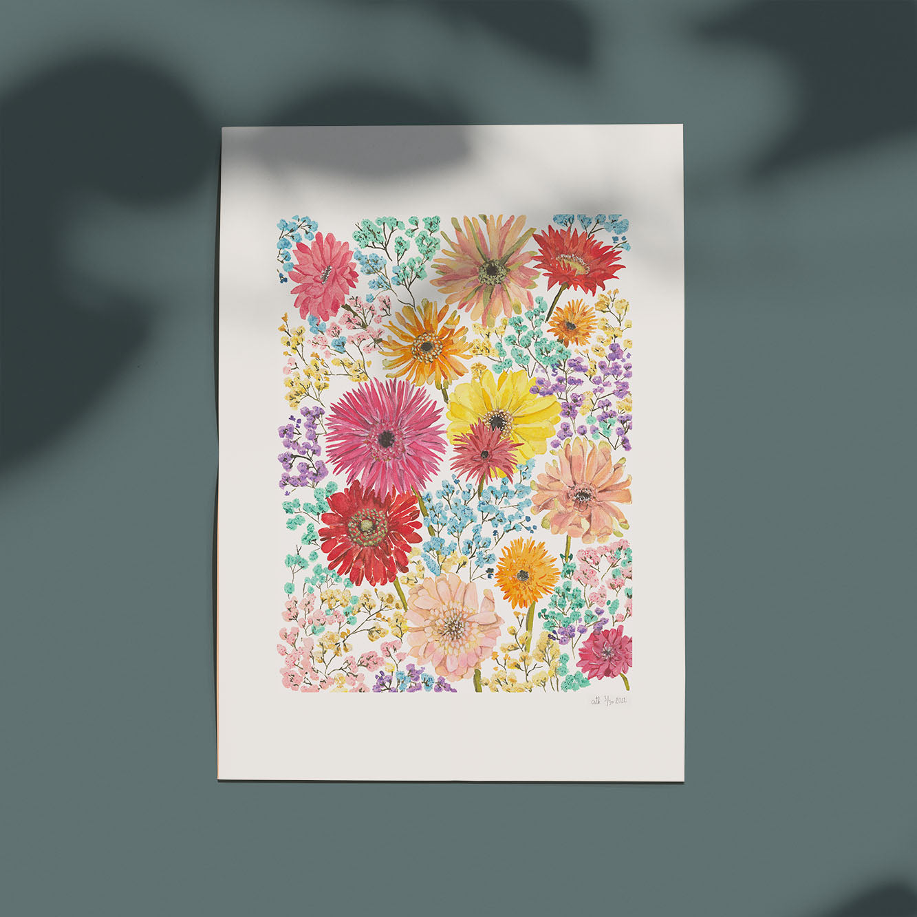 Illustration FineArt "Gerberas"
