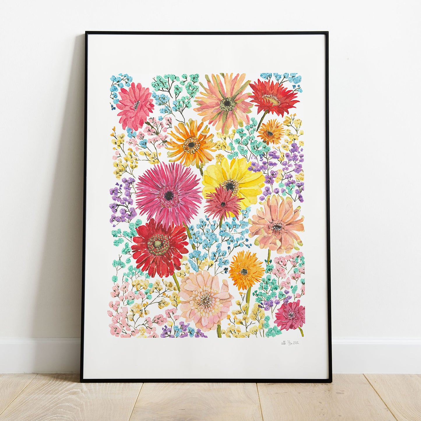 Illustration FineArt "Gerberas"