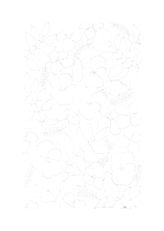 Dessin à imprimer "Pensées"