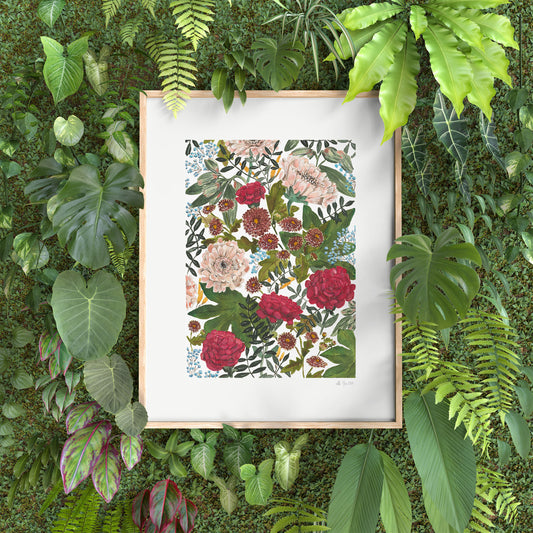 Illustration FineArt "Œillets"