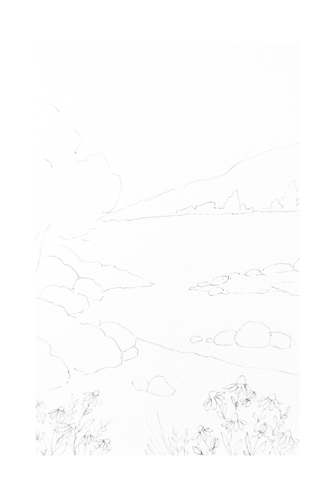 Dessin à imprimer Paysage