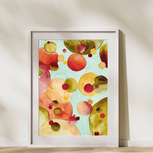 Illustration à l'aquarelle - Bulles #1