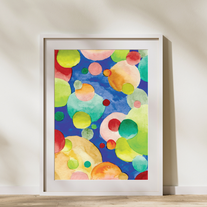 Illustration à l'aquarelle - Bulles #2