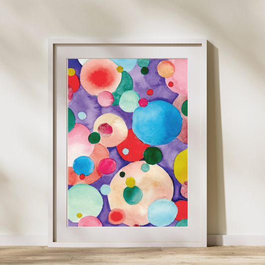 Illustration à l'aquarelle - Bulles #3