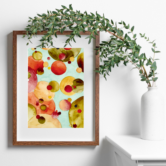 Illustration à l'aquarelle - Bulles #1