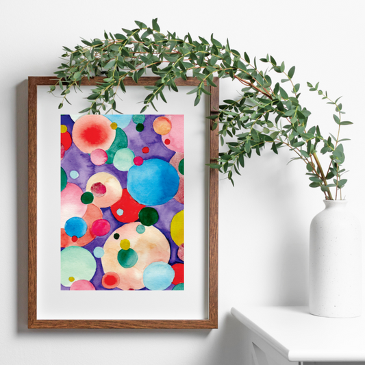 Illustration à l'aquarelle - Bulles #3