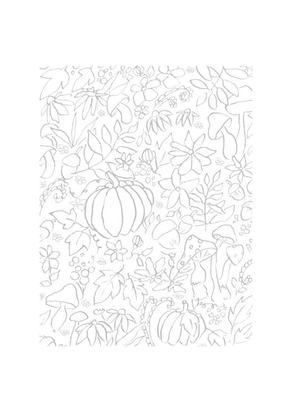 Dessin à imprimer Composition Automnale