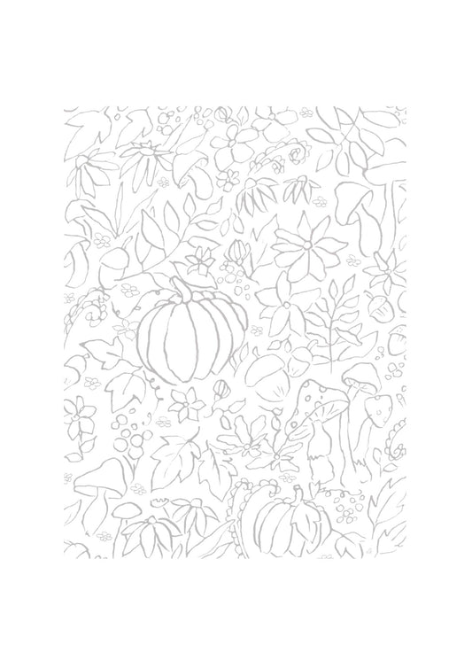 Dessin à imprimer Composition Automnale