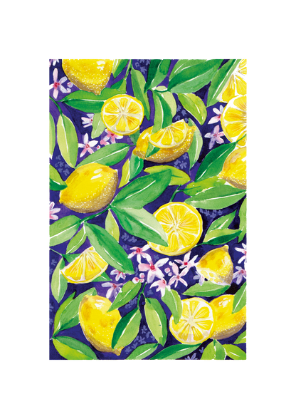 Illustration à l'aquarelle - Citrons