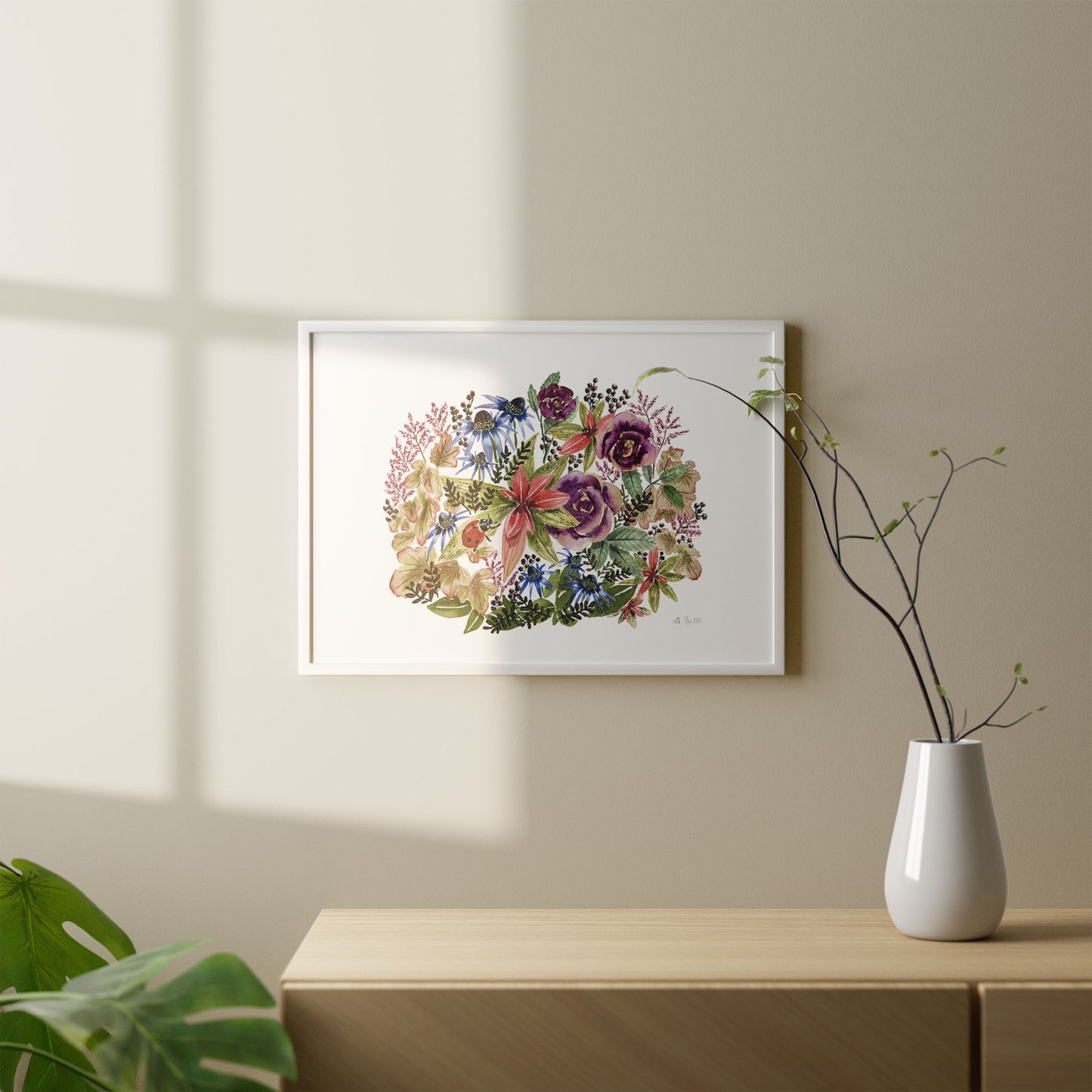 Illustration FineArt "La coccinelle"
